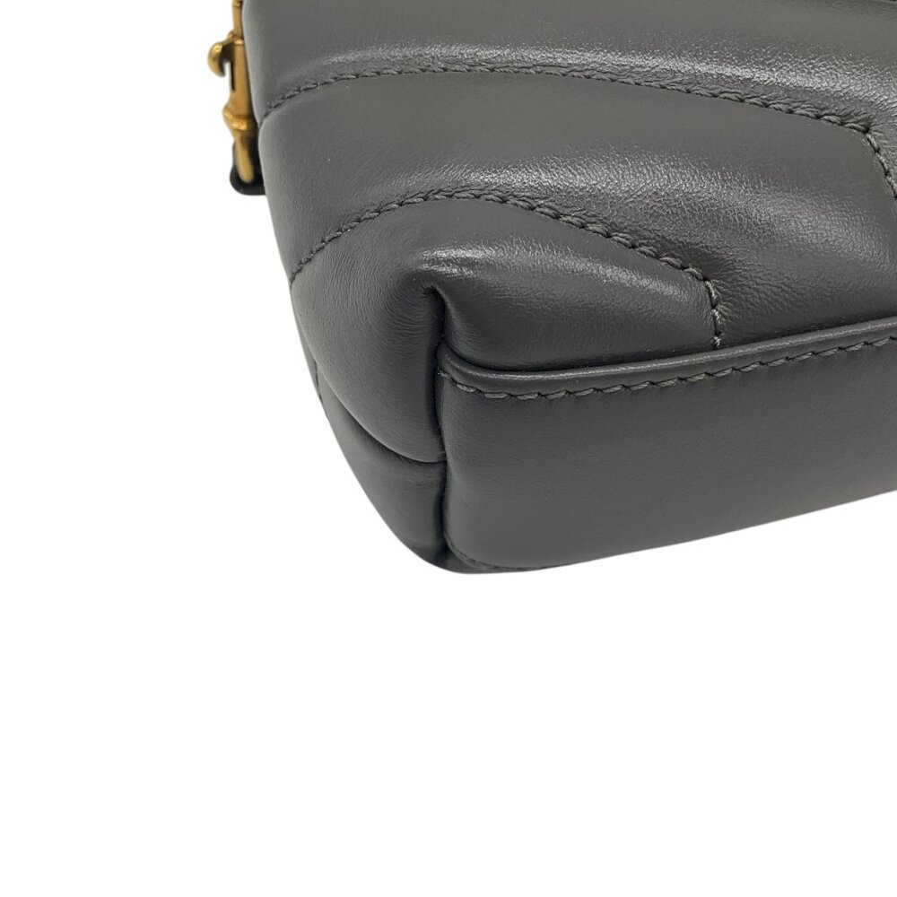 Saint Laurent Grey 2021 Loulou Leather Toy Mini Bag - Picture 6 of 16